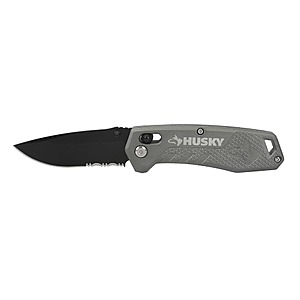 Husky Rapid Lock Folding Sporting Pocket Knife, $7.88, free shipping, Home Depot