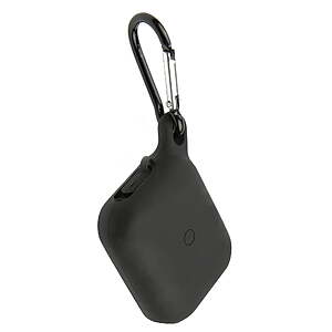 onn. AirPods 2nd Generation Water Resistant Case w/ Carabiner (Black)