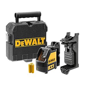 Prime members, DEWALT Line Laser, Self-Leveling, Cross Line, Red Beam (DW088K), $150.96
