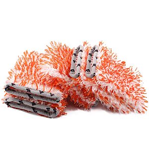 5 pack SPTA Microfiber Car Wash Mitt for Small Area, 5Pcs Ultra Absorbent Car Wash Gloves, Plush Fiber Cloth Material, $9.21, Amazon
