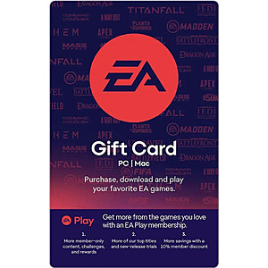 EA Play $25 Gift Card (Email Delivery), $22.50, Newegg
