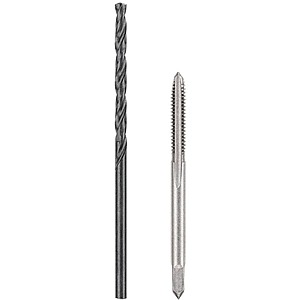 2-Pc DEWALT #36 Black Oxide Drill Bit & 6-32 NC Steel Tap Set $1.45 + Free S&H