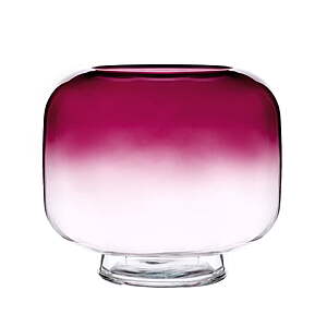 Mainstays 8" Purple Ombre Glass Hurricane Pillar Home Candle Holder Large, + more colors, $2.96, FS WM+