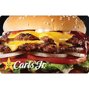 Carl's Jr - $50 Gift Card [Digital], $42.50, Best Buy