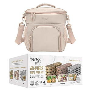 Sam's Club members, Bentgo Prep Deluxe Bag and Bentgo 60-Piece Meal Prep Container Set, $31.98, FS PLUS $50+