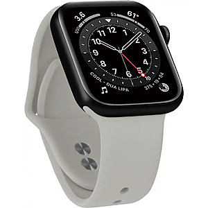 NEXT - Sport Band Watch Strap for Apple Watch 42mm, 44mm, and 45mm - Stone, $4.99, FS, Best Buy