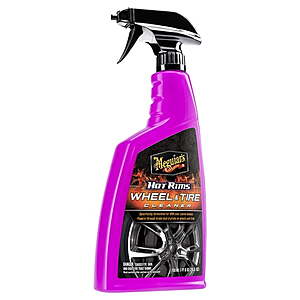 Meguiar's Hot Rims Wheel and Tire Cleaner, G9524, 24 oz, Spray, $5, FS WM+, Walmart