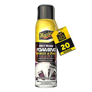 Meguiar's Hot Rims Foaming Wheel & Tire Cleaner, 20 oz, $5, FS WM+, Walmart