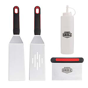 Expert Grill Grilling Accessories BBQ Grill Tools Set, 4 Pieces Stainless Steel Grill Kit, $11.96, Walmart