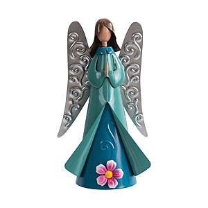 Mainstays Metal Angel Garden Statue, Weather-Resistant, Outdoor Decor, $11.88, Walmart
