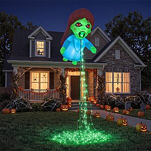 12.8FT Green Floating Puking Ghost Doll Halloween Inflatables, $59.99, Amazon