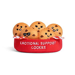 Emotional Support Pals, Plush Food Toys, Fries, Sushi, Donuts cookies and more, 27 versions, $9, Walmart