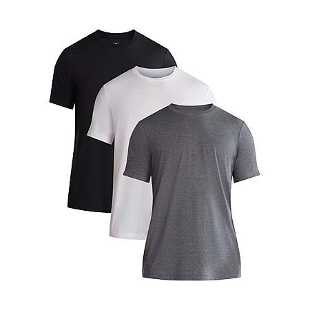 George Men's & Big Men's Classic Fit 3-Pack Crewneck Tee with Short Sleeves, Sizes XS-3XL, $6.47-$6.61, FS WM+, Walmart
