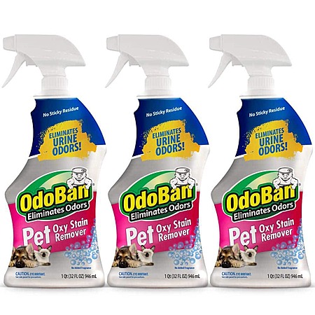 Great Deal: 3-Pack OdoBan Pet Oxy Stain Remover!