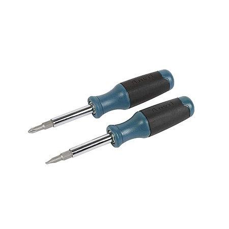 2 pack Anvil 6-in-1 Multi-Bit Screwdriver, $4.88, free shipping, Home Depot