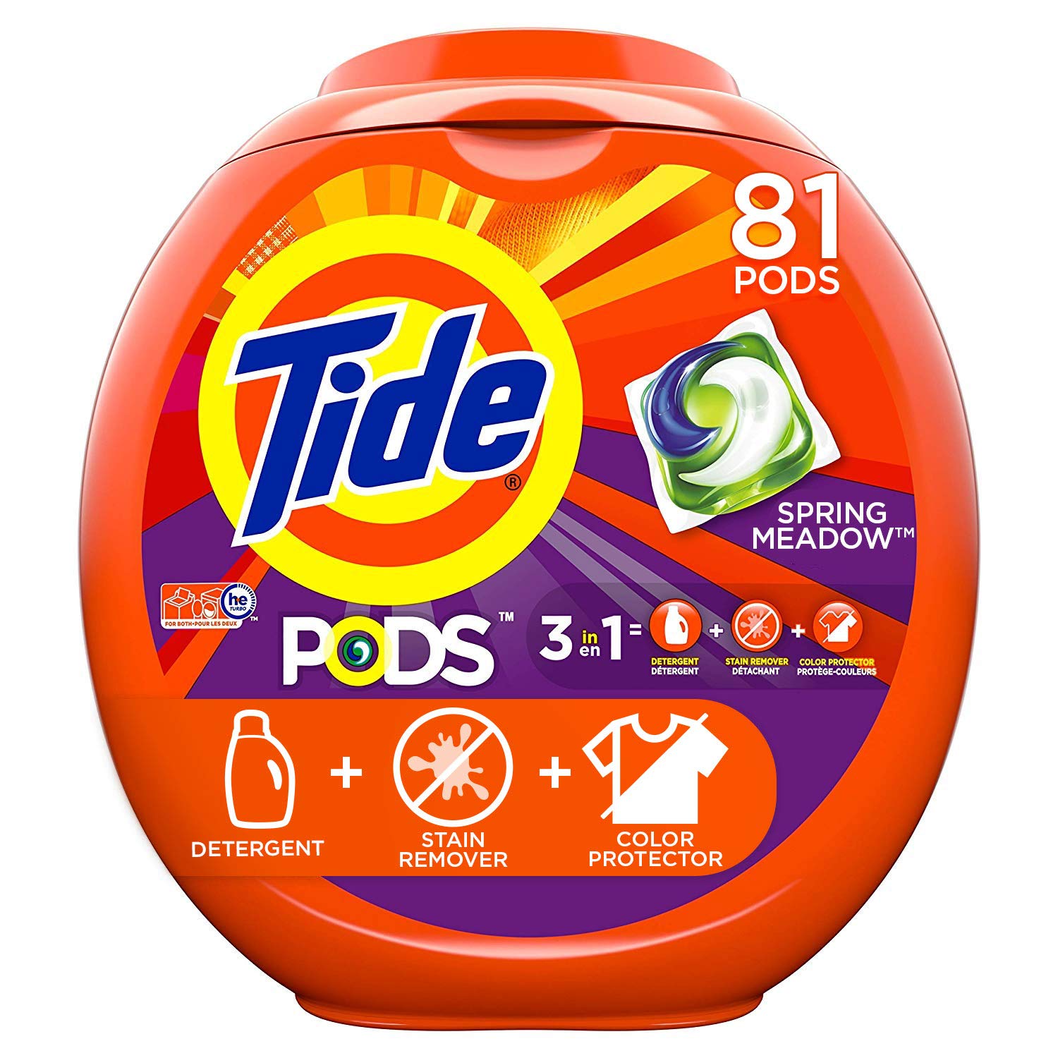 Tide PODS 81 ct or Gain Flings! Detergent Pacs 81 ct, $13.97 after coupon with Subscribe and Save