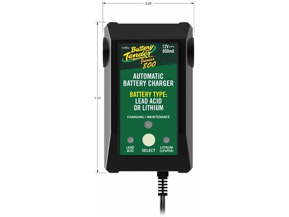 Battery Tender Junior 800mA 12-Volt Selectable Lead-Acid/Lithium Battery Charger, $20.93, Free shipping for Prime, Woot