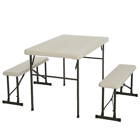 Sam S Club Members Lifetime Folding Picnic Table With Benches