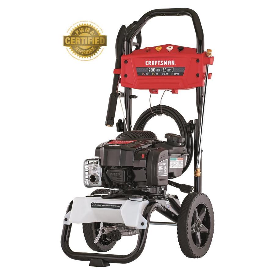 Craftsman 2800 Psi 2 3 Gpm Cold Water Gas Pressure Washer With