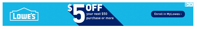 YMMV : New MyLowe's members, receive $5 off $50 coupon with sign up