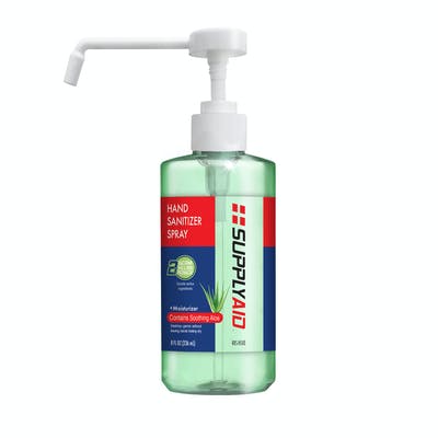 8 Oz Supplyaid Rrs Hs8b Dual Action Hand Sanitizer Spray W