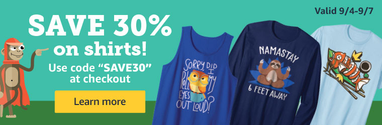 Woot! : 30% off shirts with code SAVE30