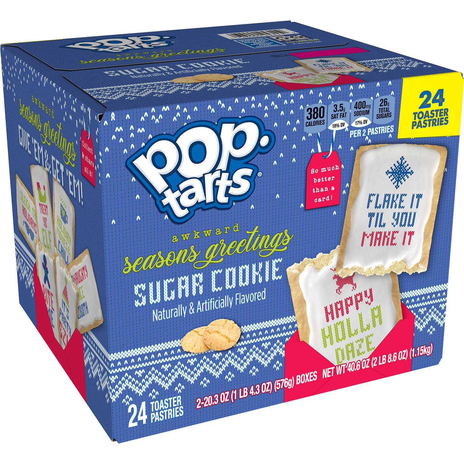 Sam S Club Members 24 Count Kellogg S Pop Tarts Toaster Pastries Sugar Cookie