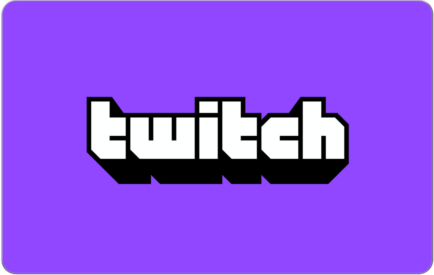 50 Twitch Gift Card For 45 E Mail Delivery Paypal Digital Gifts