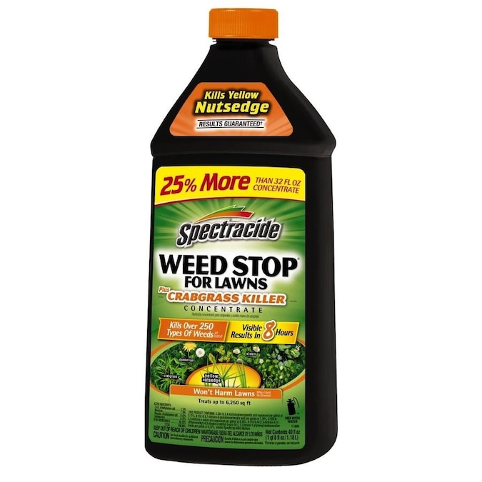 Begins 4/8, Lowe's, Spectracide 40-fl oz Concentrated Lawn Weed Killer or Weed Stop For Lawns Plus Crabgrass Killer 32-fl oz Crabgrass Control, 2 for $12