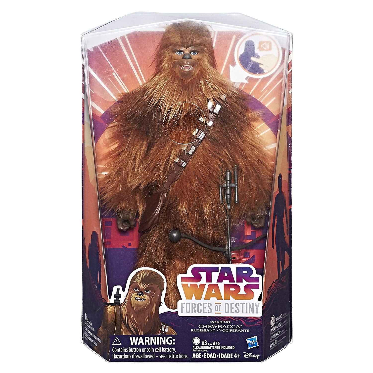 Star Wars Forces of Destiny Roaring Chewbacca Adventure Figure $13.88