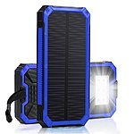 15000mah Solar External Battery Charger with 6LED Flashlights $14.99AC