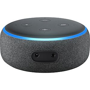 Amazon Echo Dot Smart Speaker with Alexa 3rd Gen Charcoal
