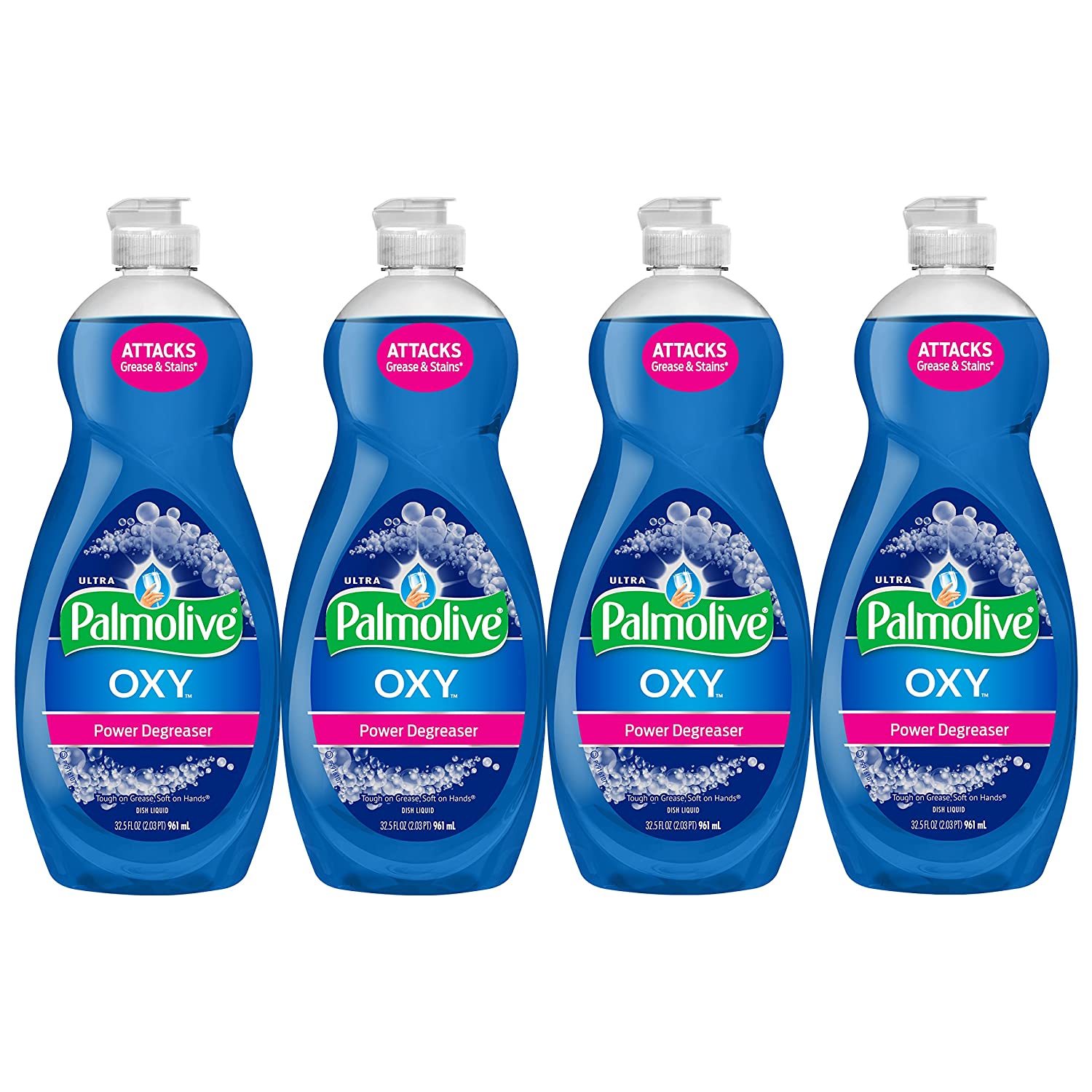 Palmolive Ultra Dish Soap Oxy Power Degreaser, 32.5 oz - 4 Pack