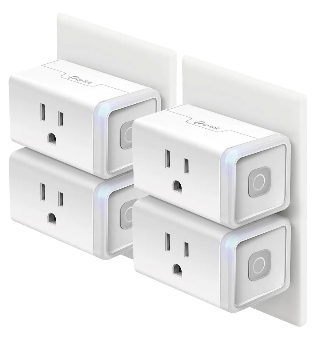 Kasa Smart Plug 4-pack $22.99 AC - Amazon