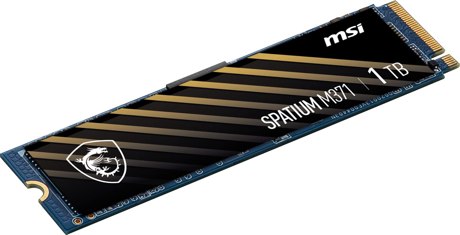 MSI Spatium M371 NVMe M.2 1TB PCIe Gen 3 $34.99 shipped @ Amazon $35