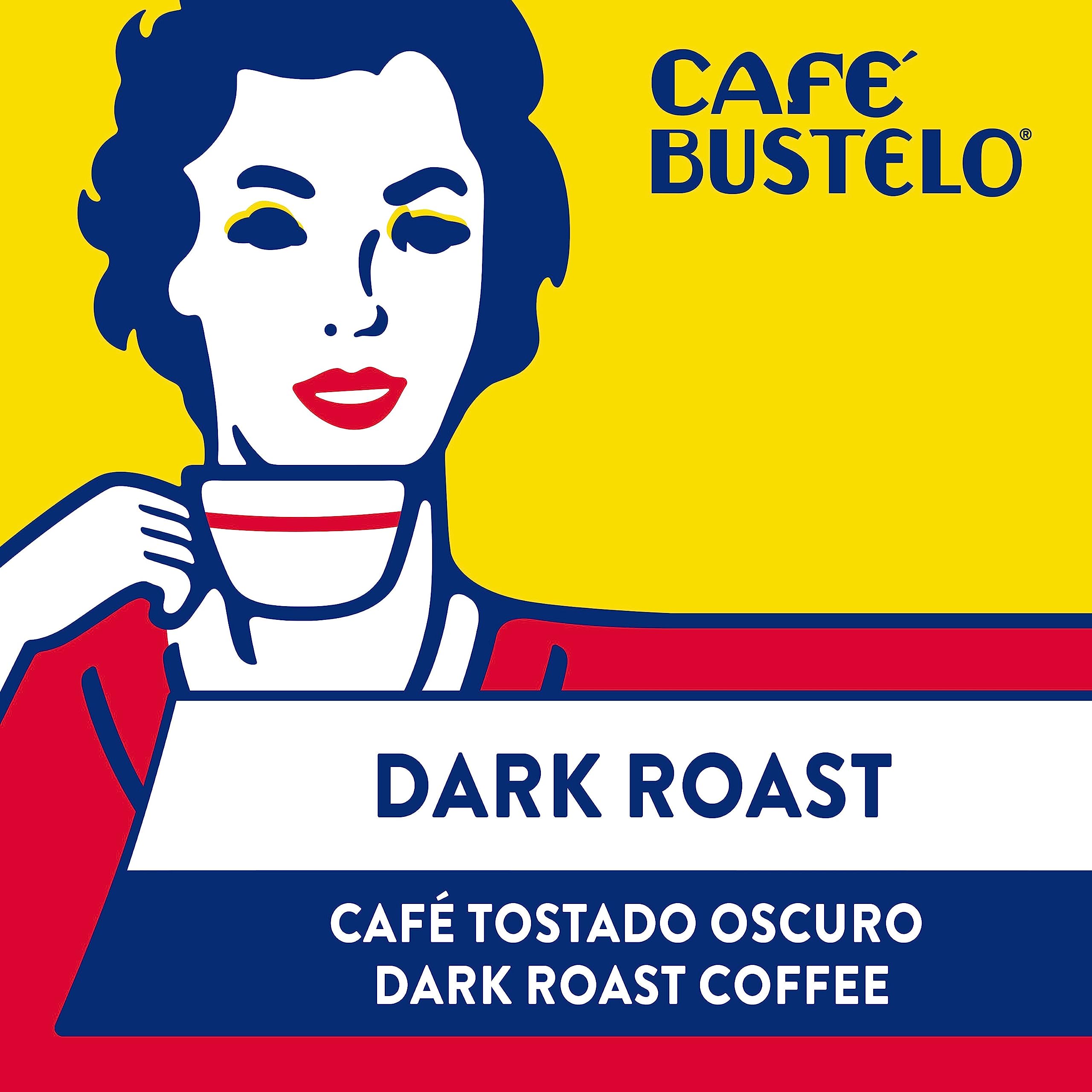 Café Bustelo Espresso Style Dark Roast Coffee, 96 Keurig K-Cup Pods $34.01 after Coupon or $27.20 w/ S&S