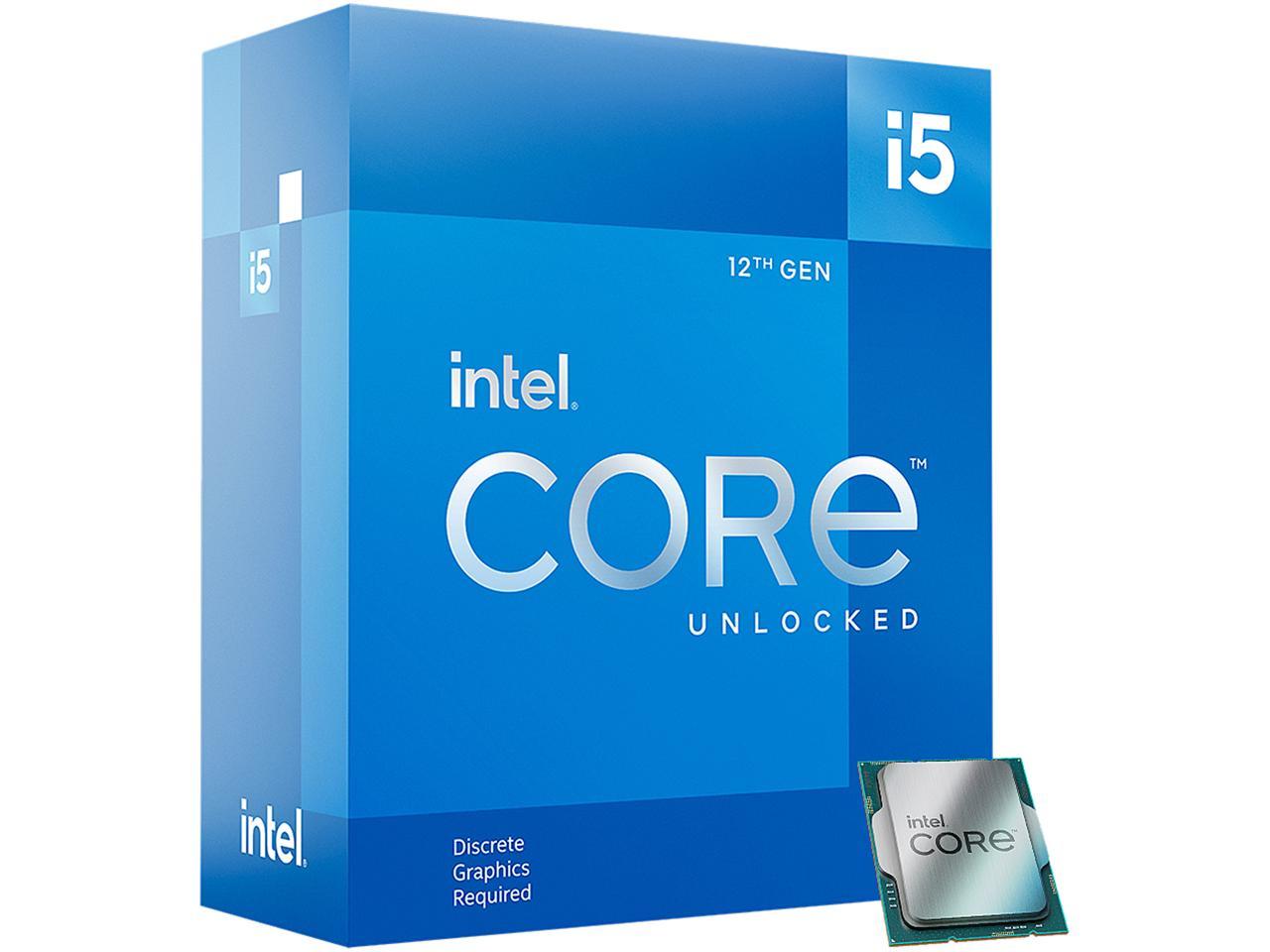 Intel Core i5-12600KF - Core i5 12th Gen Alder Lake 10-Core (6P+4E) 3.7 GHz LGA 1700 125W Desktop Processor $154.99