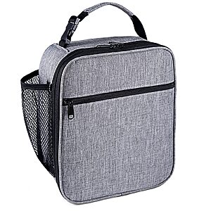 Lunch Box for Men / Women / Grey / BPA Free / Insulated / 12 Can capacity $4.99 w/ free shipping for Prime Members