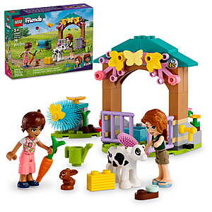 LEGO 42607 Friends Autumn’s Baby Cow Shed Farm Animal Toy Playset with 2 Mini-Dolls $  5.87