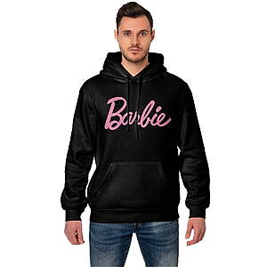 Barbie Logo Men's & Big Men's Graphic Print Hooded Sweatshirt, Sizes S M 2XL 3XL $5.99 - $7.18