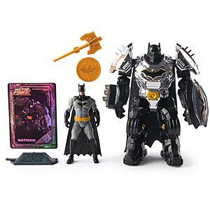 DC Comics Metal Force Batman Action Figure 6-Inch with 4-Inch Mini Figure Armor Suit $9.50