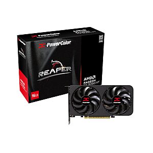PowerColor Reaper AMD Radeon RX 9060 XT 16GB GDDR6 Graphics Video Card $349.99
