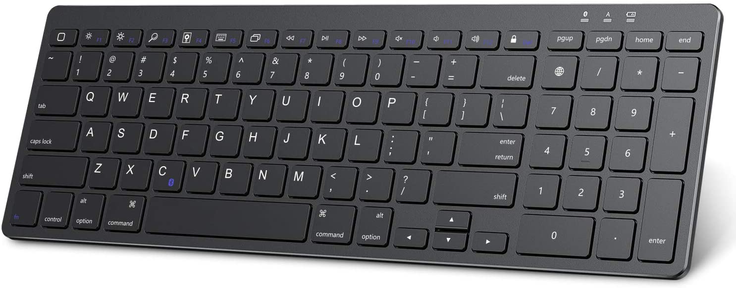 Ultra Slim Wireless Bluetooth iPad Keyboard with Numeric Keypad $15.99 + FS