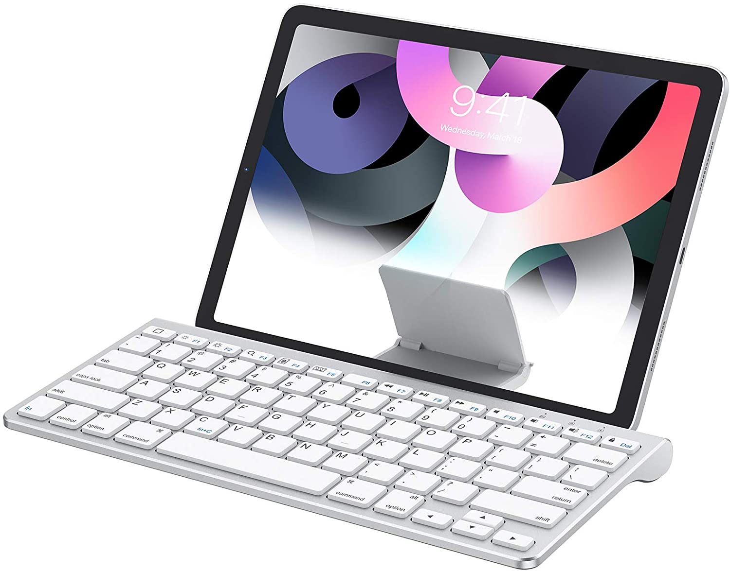 Wireless Bluetooth iPad Keyboard with Sliding Stand $13.19 + FS w/ Prime