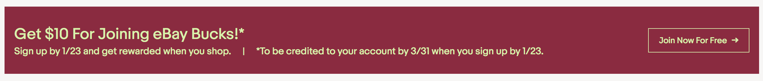 Earn 10 By Joining Ebay Bucks By 1 23 Slickdeals Net - 