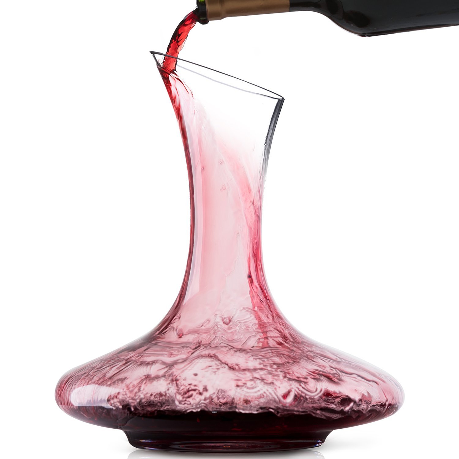Bella Vino Wine Decanter and Aerator with a Wide Base for Vivid Aerating for $12.56 @Amazon with code DBDYDHE4