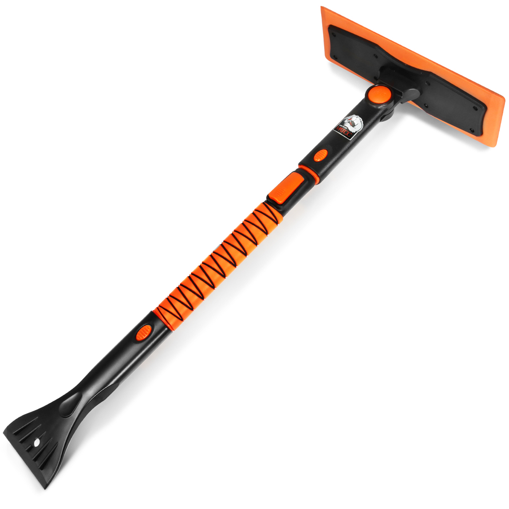 Snow Scraper for Car Snow Brush, MATCC 3 in 1 Ice Scraper and Brush Extendable 37.5" Car Snow Scraper and Brush for Car, Truck and SUV - $20