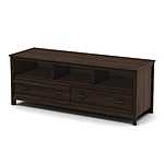 TV Stand for TVs up to 65&quot;, Chocolate Color from South Shore Furniture $96 ($260 reg) Free Shipping