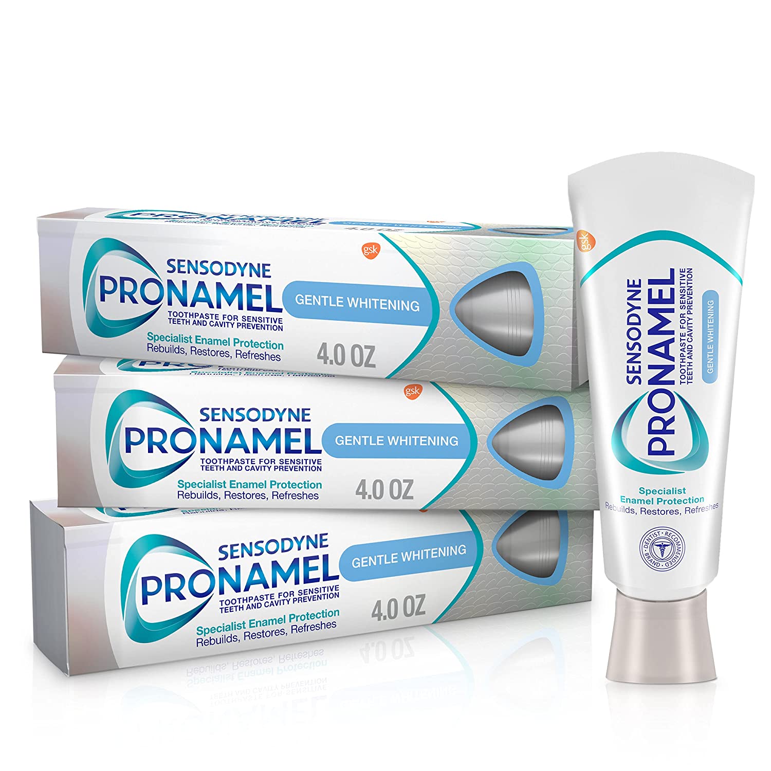 Sensodyne Pronamel Gentle Whitening Enamel Toothpaste for Sensitive Teeth - 4 Ounces (Pack of 3)- $10.79 YMMV at Amazon