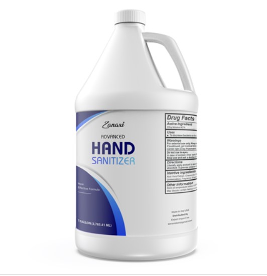 Zanaxi Ethyl Alcohol Advanced Hand Sanitizer (1 or 5 Gallons) - $39.99–$179.99 + F/S